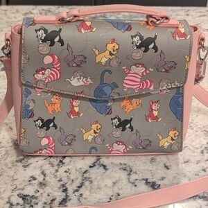 Loungefly Disney Cats Cheshire Cat The Aristocats Crossbody Purse